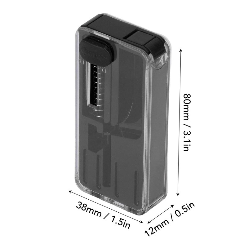 LBEC Cigarette Filter Capsule Box, Cigarette Explosion Beads Pusher ABS