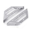 2Pcs Trapeziform Angle Brackets Stainless Steel Multifunction Corner Brace Bracket