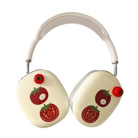 QYFZXLV Headphones Cover for AirPods Max(2024/2020)(USB-C/Lightning),Kawaii Pattern Shockproof Protective Case,Anti-Drop Headset Shell for Girly Women