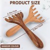 Antler Massage Comb 2 Pack, Portable Gua Sha Combs -