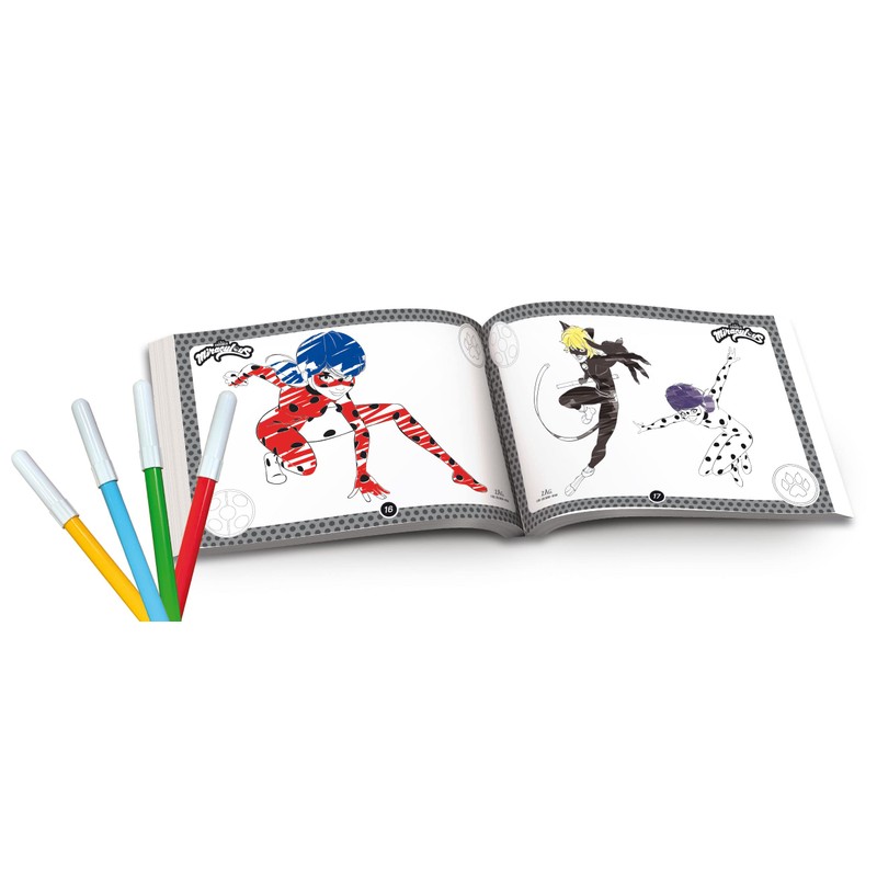 Lisciani Miraculus Lady Bug Drawing Kit, Creative Craft Sets for