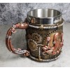 Ebros Steampunk Kraken Octopus Cyborg Drinking Mug Cup 6"W 14