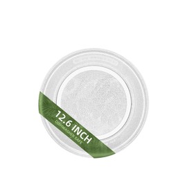 Gemroom 12.6" microwave turntable plate replacement GE WB49X10139 WB49X10093 Compatible with 12-5/8 inch WPW10267856 Whirlpool Microwave Glass Turntable
