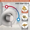 Shower vlave Shower Trim Kit for Moen Posi-Temp Pressure Balancing