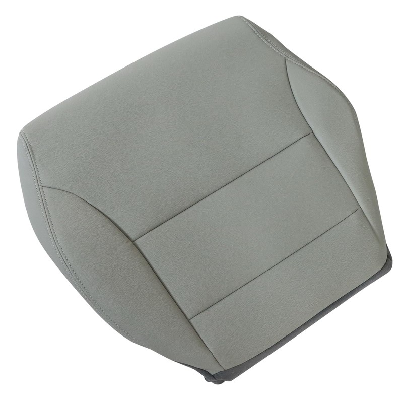 FZJDSD Gray Driver Side Bottom Microfiber Leather Replacement Seat Cover