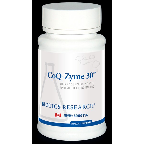 Biotics Research CoQ-Zyme 30 Mg - 60 Tablets