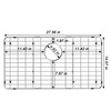 Metal Sink Grate Protector for Kitchen, Stainless Steel Sink Bottom