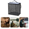 Floating Bait Bucket - Foldable Floating Fish Net Cage -