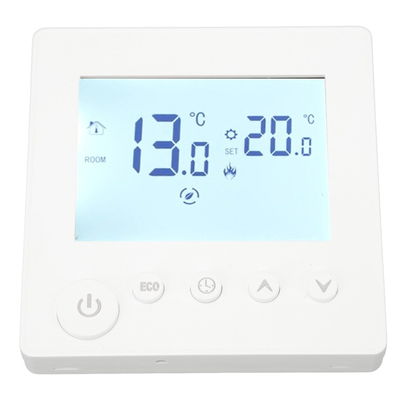 Floor Heating Thermostat Controller Programmable Control Panel LCD Display 90V‑240V