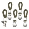 PATIKIL 5 Pcs Hanging Tea Towel Clips, 1" Width Braided