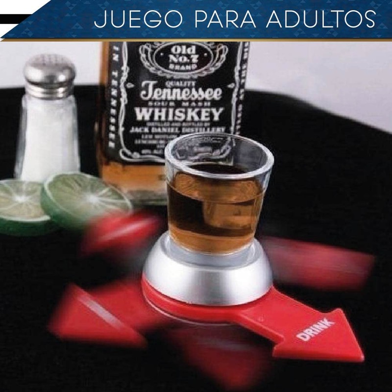 CHIC-FANTASY Spin Shot Juego De Beber Ruleta De Bebidas Bebe
