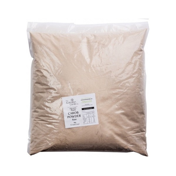 The Australian Carob Co Organic Pure Carob Powder Raw 5kg