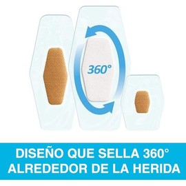 3M, Curitas Nexcare, Ideales para Codos y Rodillas, Acolchado Extra, Resistentes al Agua, Sello de 360 Grados, Caja de 8