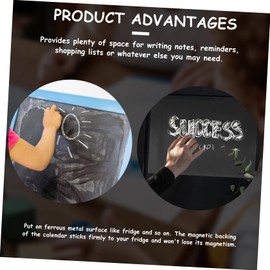 DOITOOL 1Pc Erasable Magnetic Message Board Fridge Magnet Board for Reminders Drawings and Notes Smooth Writing Easy Erase for Kitchen Office Home Use