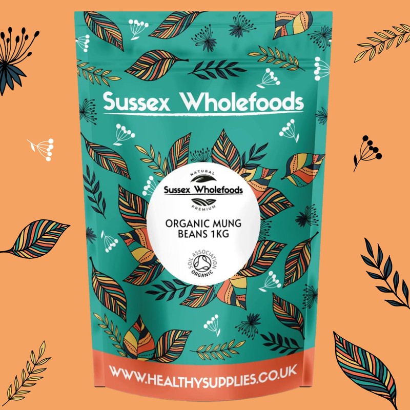 Sussex Wholefoods Organic Mung Beans 500g