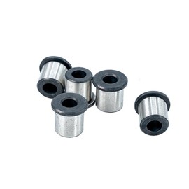 (5 Pack) Press Fit Drill Guide Bushings 0.196" ID x 0.375" OD x 0.375" Length, Made of Steel