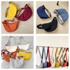 Ailiyumo Shoulder Bag, Crescent Shape, Small, Nylon Bag, Women's, Lightweight,