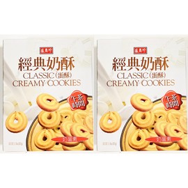 Classic Creamy Cookies, 6.34Oz, Pack of 2 經典奶酥