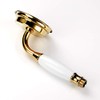 Skybath Gold Metal Brass Shower Head Traditional Victorian Style Handheld