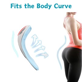 bangminda Ergonomic Office Seat Cushion, Long Sitting Tailbone Support Cushion, Posture Correction Back Support Office Chairfor Office, Study （fit30-55kg）