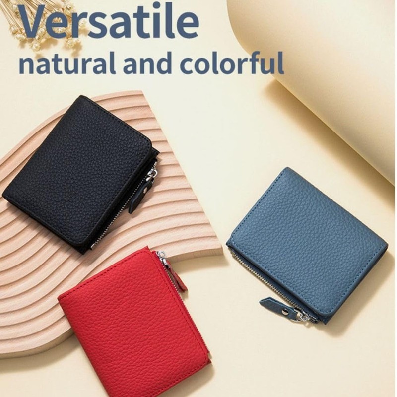 Small Purses for Women, RFID Blocking Wallet, Bifold Card Holder