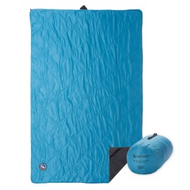 Big Agnes Why Not Picnic Blanket, 90x90 - Waterproof Outdoor Blanket with Insulation, Hidden Pocket & Stuff Sack for Camping, Beach, & Concerts