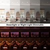 CycevSun Recessed Lighting 4 Inch with Night Light, Dimmable 5CCT