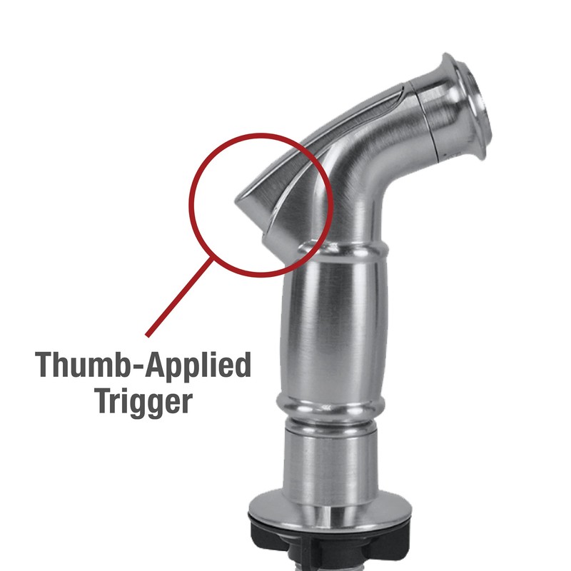 Danco, Brushed Nickel, Universal Decorative Side Spray and Hose, 1-Pack