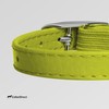 CollarDirect Leather Cat Collar with Safety Clasp, 23-28 cm, Lime