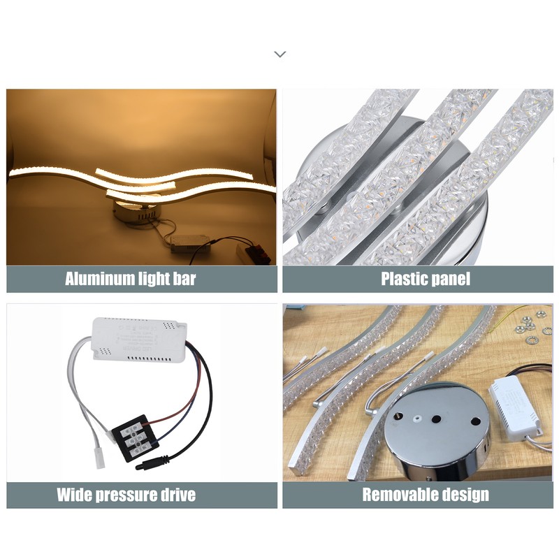 Innovative Ceiling Light LED Remote Control Dimimg Ceiling Lamp for