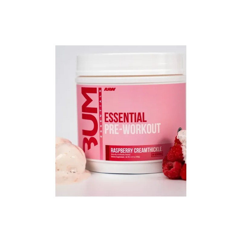 Cbum Raw Essential Preentreno 30 Serv Raspberry Creamthickle