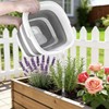 UQMIQURA Secchio pieghevole da 5 l, secchio pieghevole in plastica,