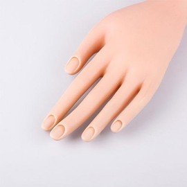Training Practice Hand Model UV Gel False Stand Display Nail Art Tool