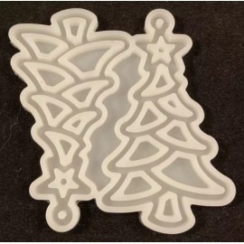 Unbranded Christmas Trees - Epoxy Resin Silicone Molds - Earrings, Pendants, Charms, Etc.