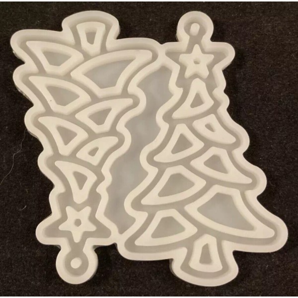 Unbranded Christmas Trees - Epoxy Resin Silicone Molds - Earrings,