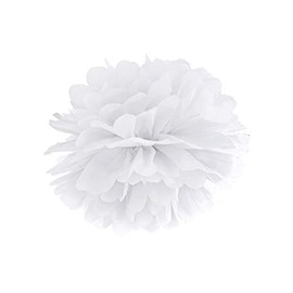 Pom Pom Pon pon di carta BIANCO 25 cm DECORAZIONE MATRIMONIO