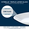 Corelle Vitrelle 18 Piece Glass Dinnerware Sets, Service for 6,