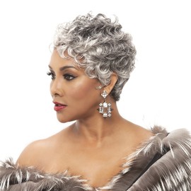 Vivica A Fox Maya Synthetic Fiber Pure Stretch Cap Wig, 1, 6.9 Ounce