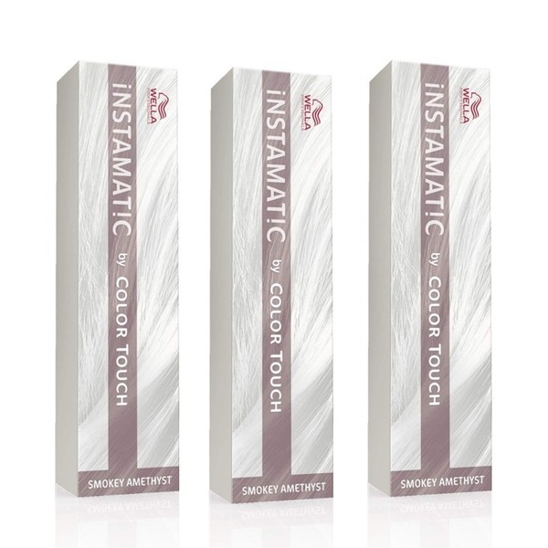 3 x Wella Professionals Color Touch Instamatic Smokey Amethyst 60 ml