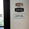 Signs ByLITA Fancy Please Keep Door Closed Sign - Security
