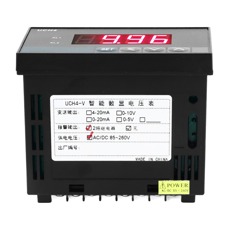 Digital Voltmeter AC DC Voltage Tester Meter 85‑260V Input 2