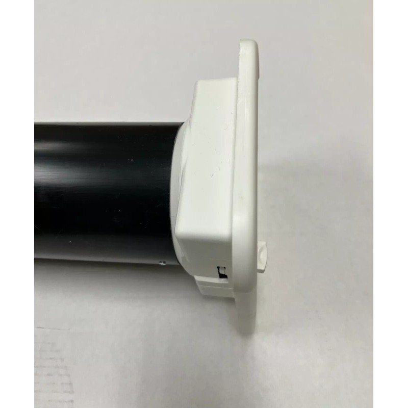 D&W 26" WHITE Maxi Tube 4 1/4" Diameter Sidewall Mount