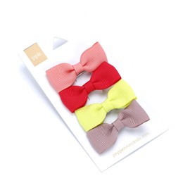 Peppercorn Kids Girls 4-PC Mini Bow Hair Clip Set