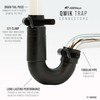 Fernco Qwik Trap Adapter Connects 1.25-inch or 1.5-inch Sink Tailpiece