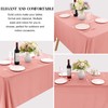 JALANCY 4 Pack Rectangle Tablecloth for 8 Foot Tables Washable