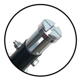 6 ft. to 12 ft. Adjustable Lag Pole Extension Tool Electrical Telescopic Fastener for Ceiling Fastening/Installing Tool Wires/Lag Screws