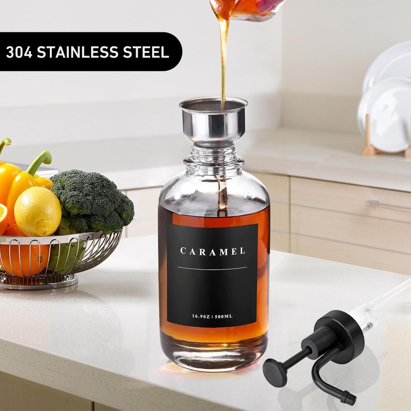Coffee Syrup Dispenser for Coffee Bar, Coffee Syrup Pump Dispenser,