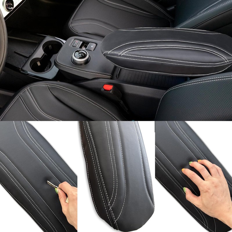 Center Console Cover for Mustang Mach E - [Upgraded] Soft