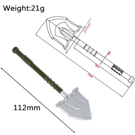 RC Scale Mini Fuel Tank and Fire Extinguisher Decoration Accessories 1/8 1/10 1/12 1/14 1/16 Crawler Car Simulation Decoration Fire Extinguisher/Fuel Tank/Shovel Plastic Mini Decoration Parts