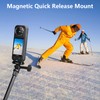 AMAZEAR Magnetic Quick-Release Mount for Insta360 X5 Accessories, Insta 360